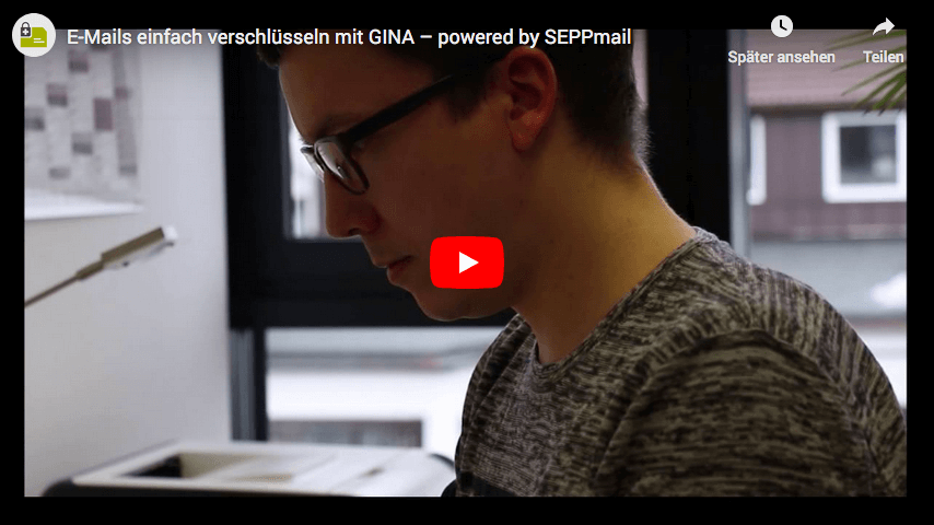 SEPPmail GINA Technologie Erklaervideo